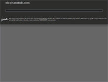 Tablet Screenshot of elephanttub.com